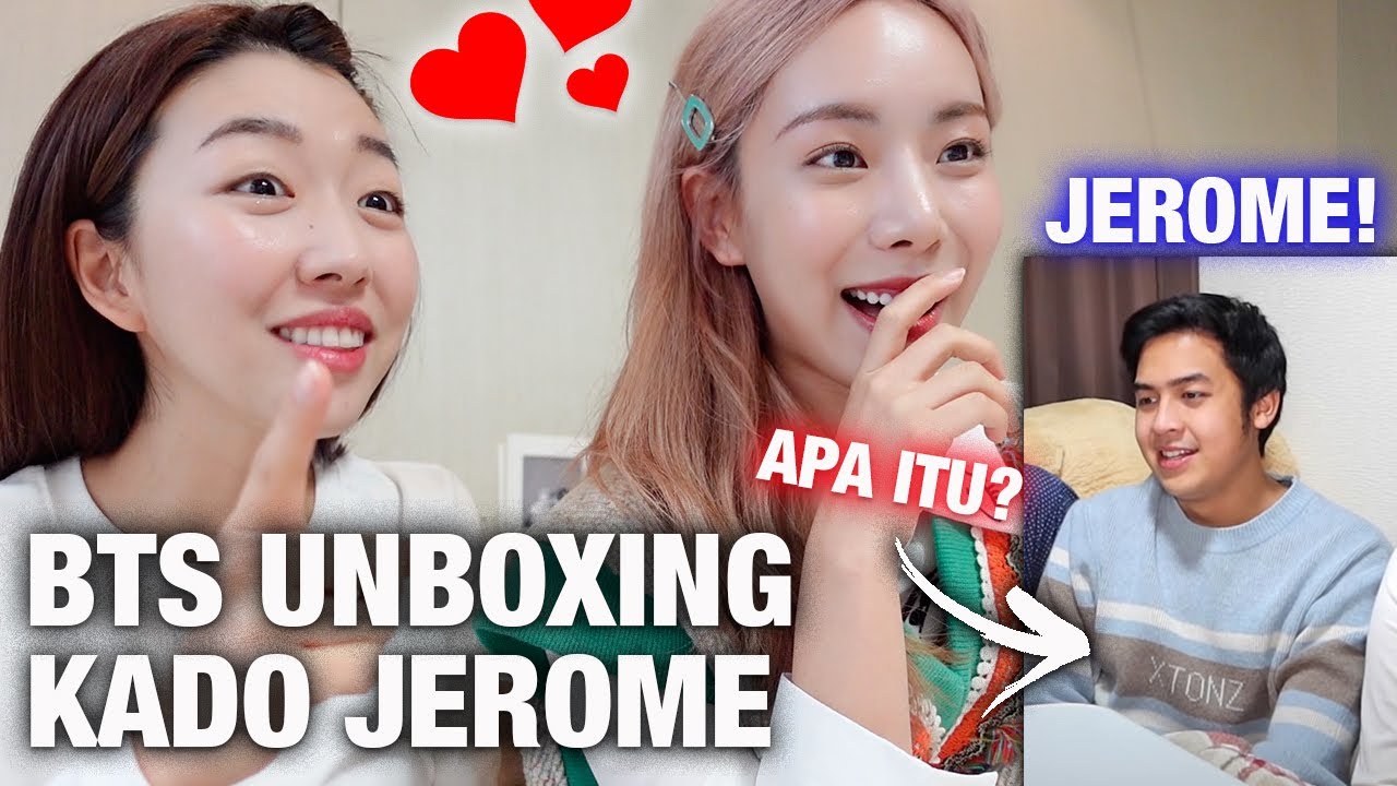 BTS JEROME UNBOXING KADO DARI KITA Ft. JINI ! JINI COBA NGOMONG SAMA JEROME PAKE BAHASA JEPANG!