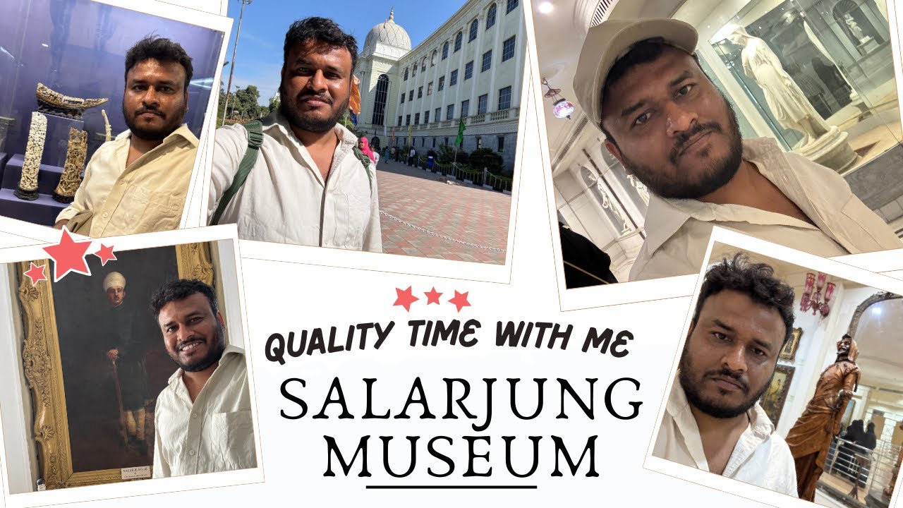 SalarJung Museum |Weekend 1 | T24 Ticket tho Hyderabad Travel 🚍 | Day-2 place 4 | City Bus Journey