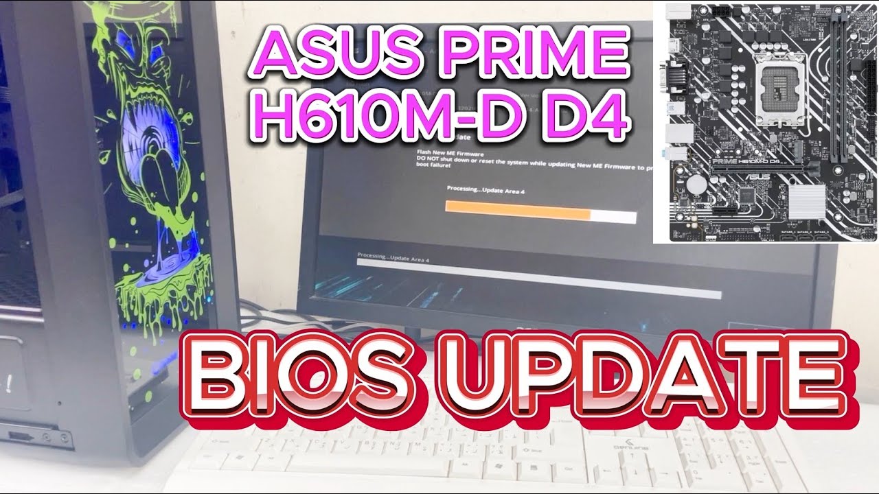 Asus prime H610M-D D4 BIOS update