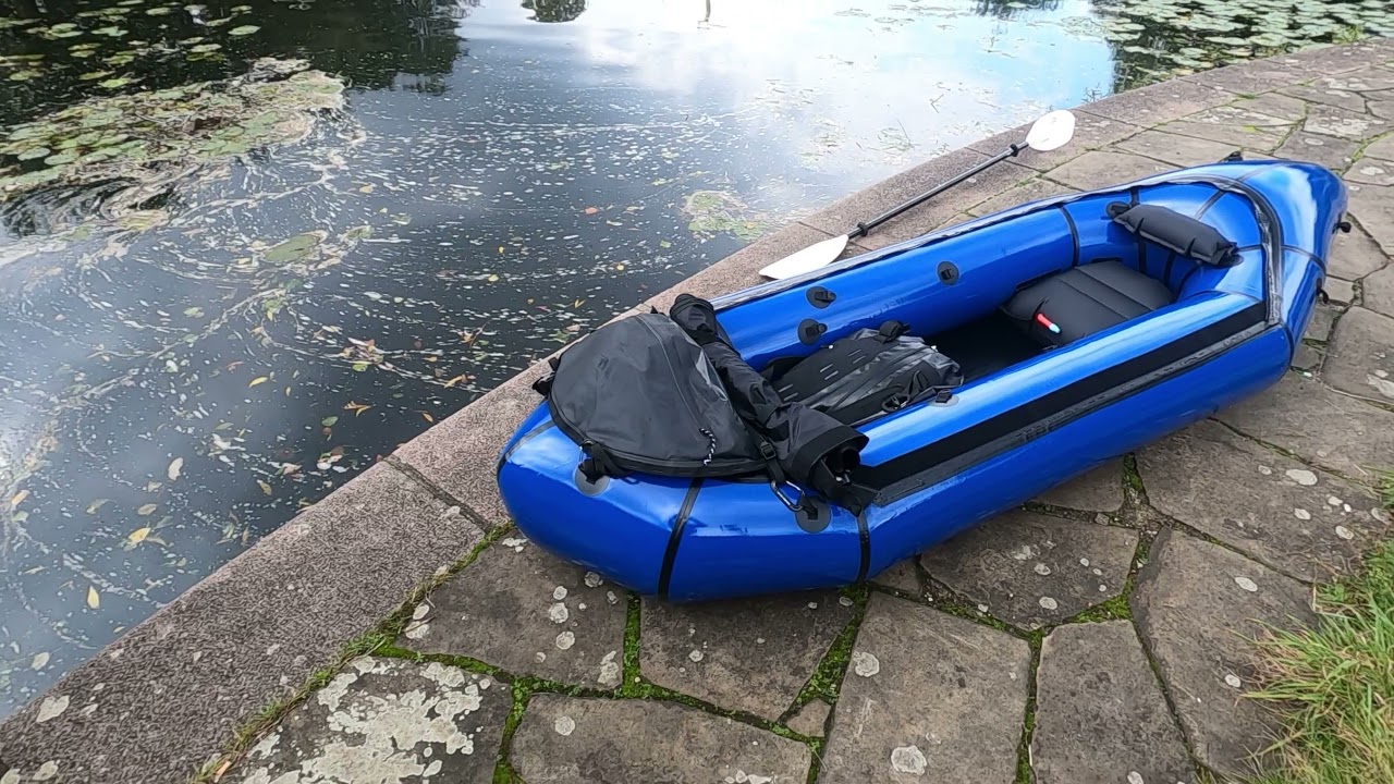 Packrafting auf der Alster mit MRS Adventure X2