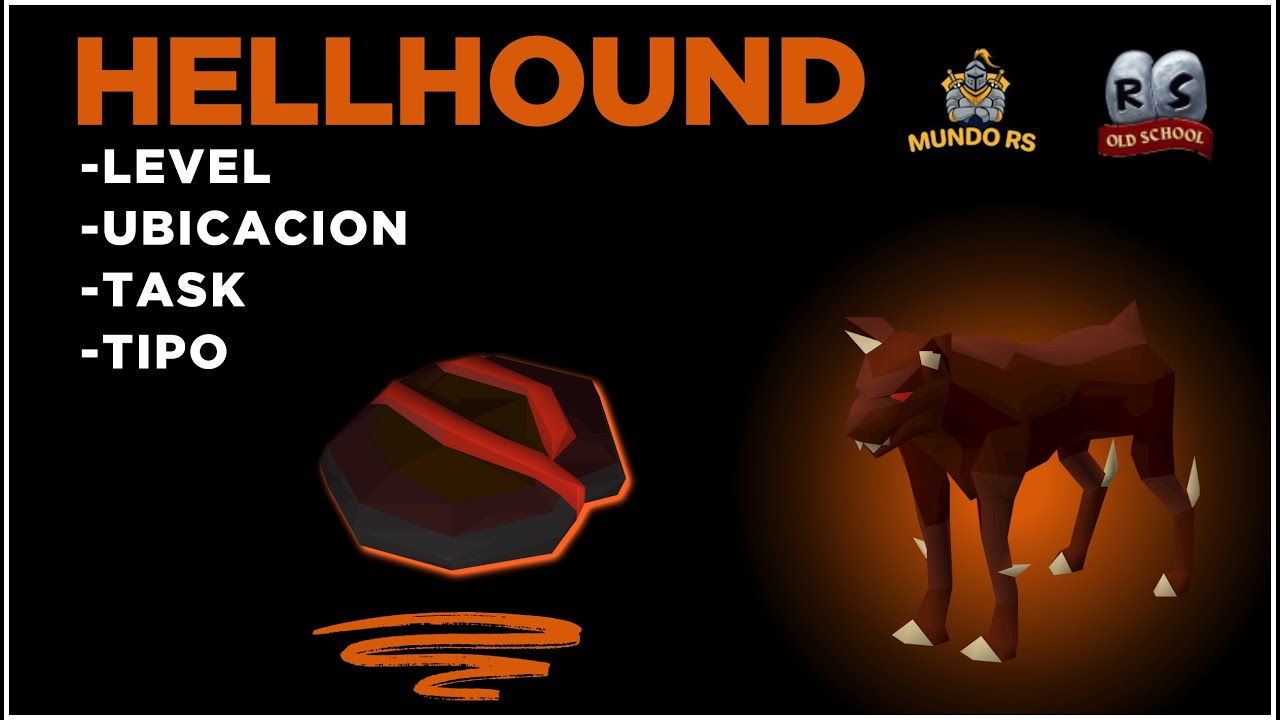 OSRS ¡Aprende todo sobre los Hellhounds fácil y rápido! Task Guia 2025