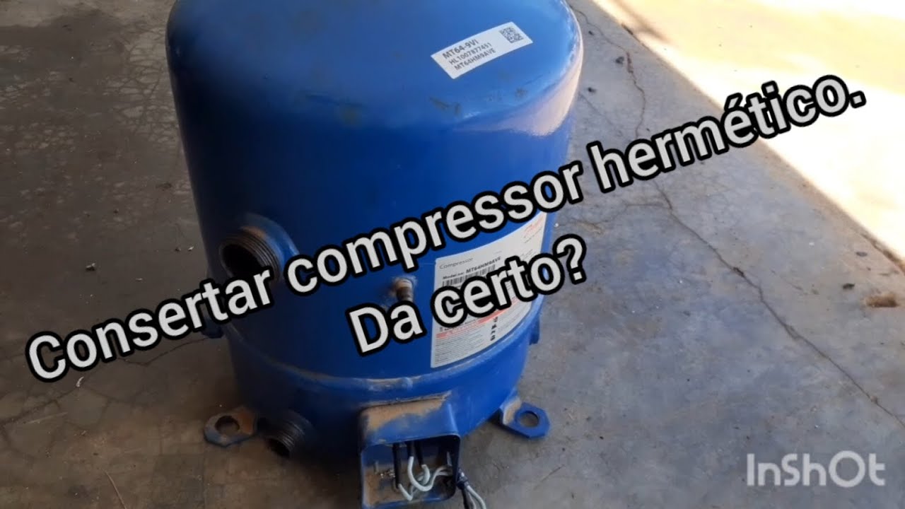 Compressor hermético Danfoss (consertando)