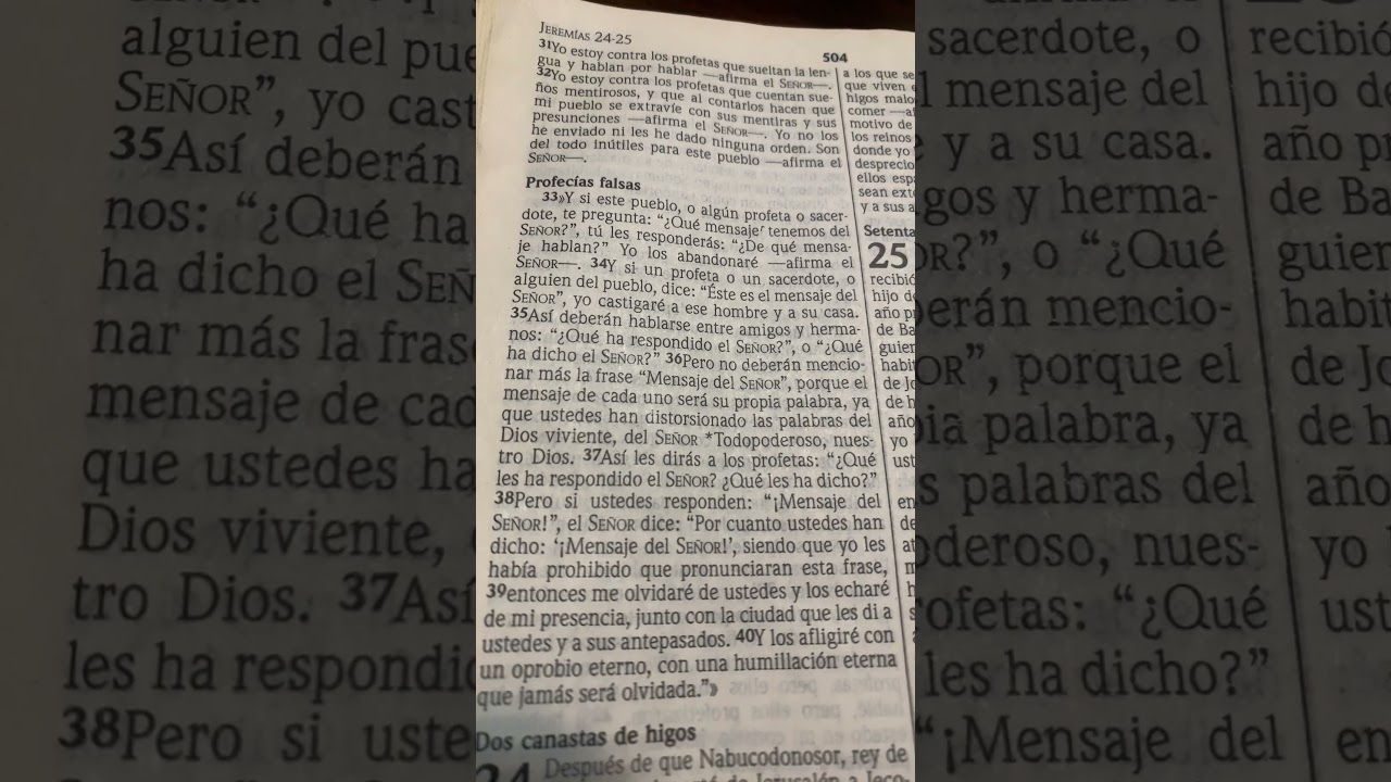 Profec&iacute;as falsas 😌