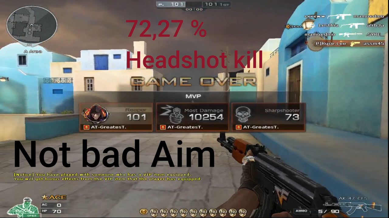 كروس فاير ويست : اسلحه النوب والبنج عقبه Crossfire west : FFA New Greece Gameplay AK47-CFS