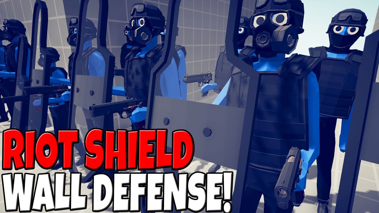 TABS Riot Shield Wall DEFENSE! - Totally Accurate Battle Simulator New Update Unit Creator