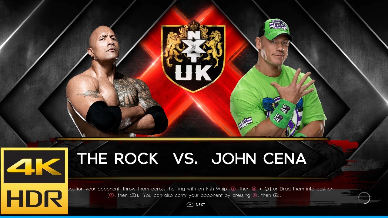 《WWE 2K22》巨石強森 vs 約翰希南 4K高畫質 | 太誇張 !! 巨石強森人民的肘擊約翰希南 ?#WWE#WWE2K22#冰淇淋#4K#巨石強森#therock#johncena