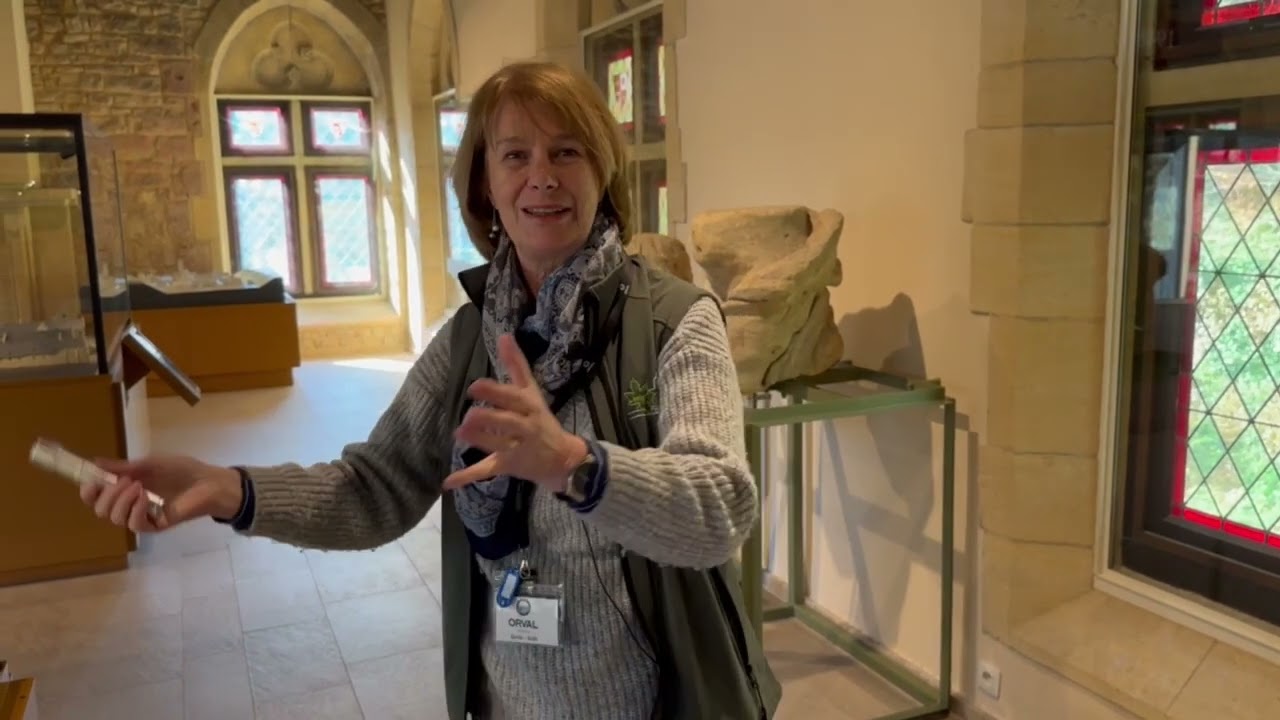 Visite de l'abbaye d'Orval (B.) avec notre guide Véronique (1ère partie)