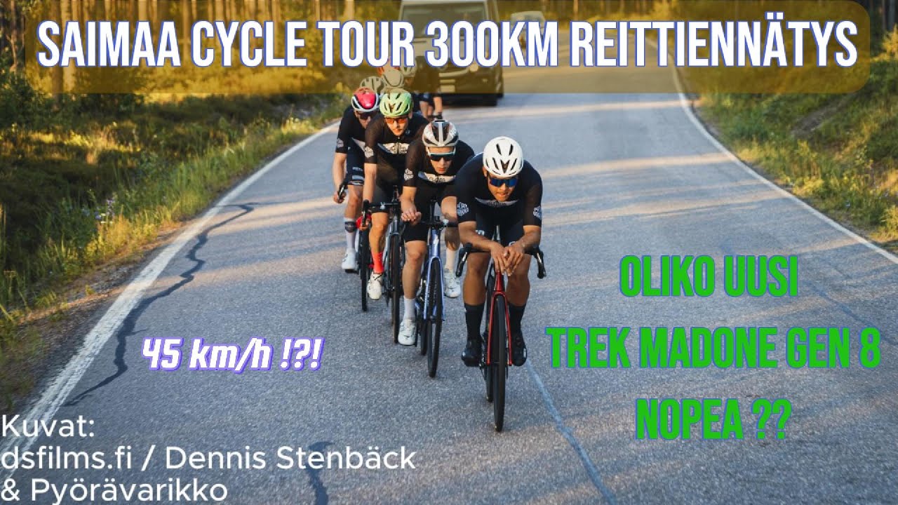 Saimaa Cycle Tour 300km REITTIENNÄTYS uudella Trek Madonella