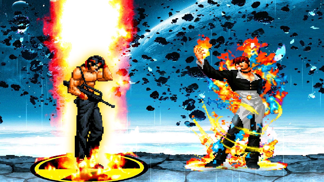 KOF Mugen | Ralf Jones Team vs Orochi Iori Team