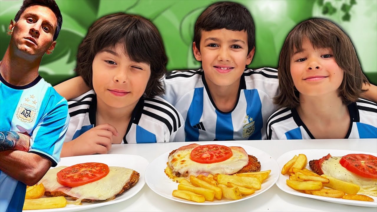 Dani y Evan COCINAN el plato favorito de MESSI