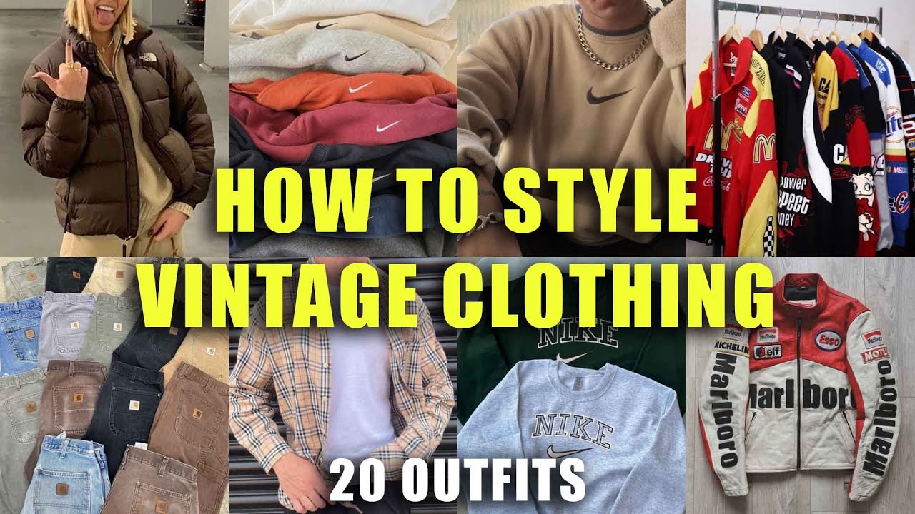 Как стилизовать винтажную одежду | 20 образов