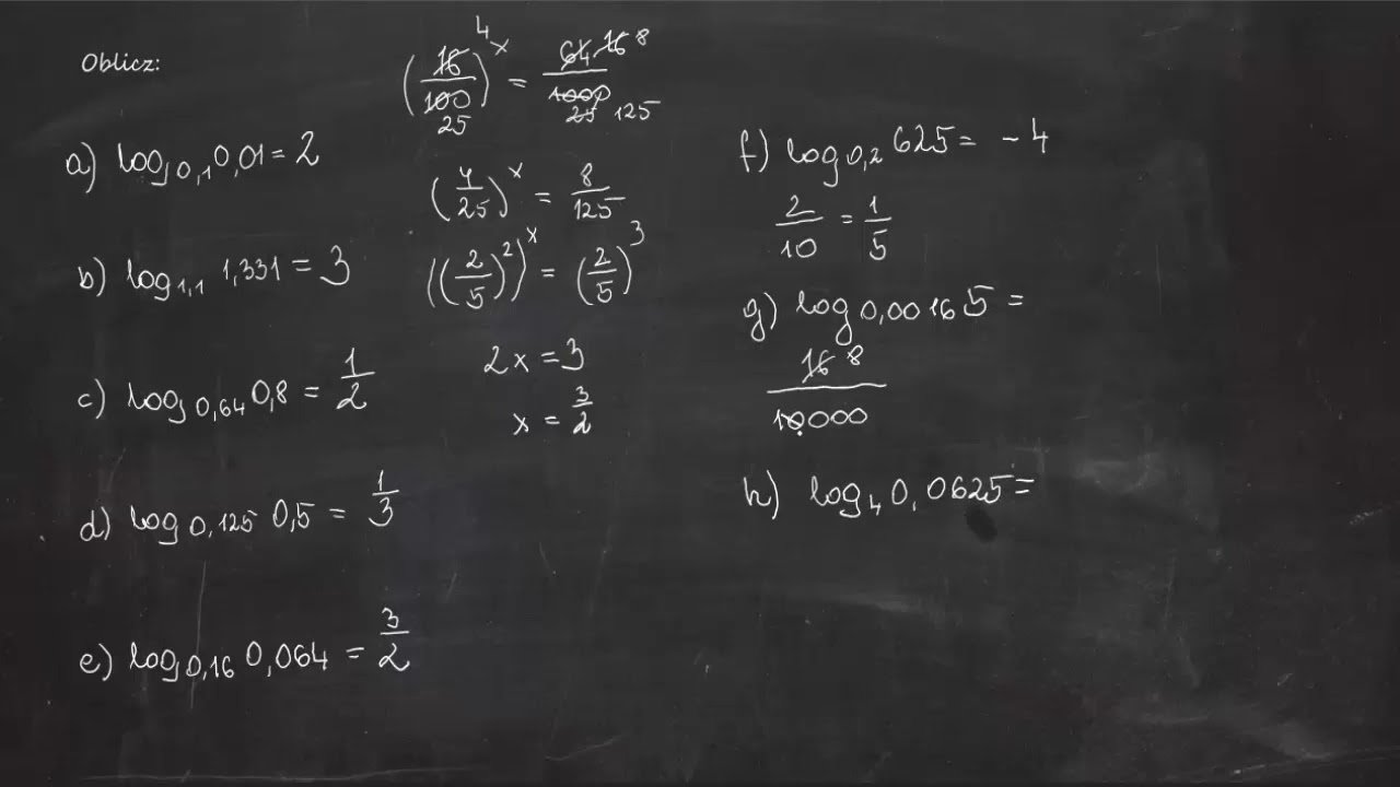 2.110. Oblicz: a) log0,1 0,01  b) log1,1 1,331
