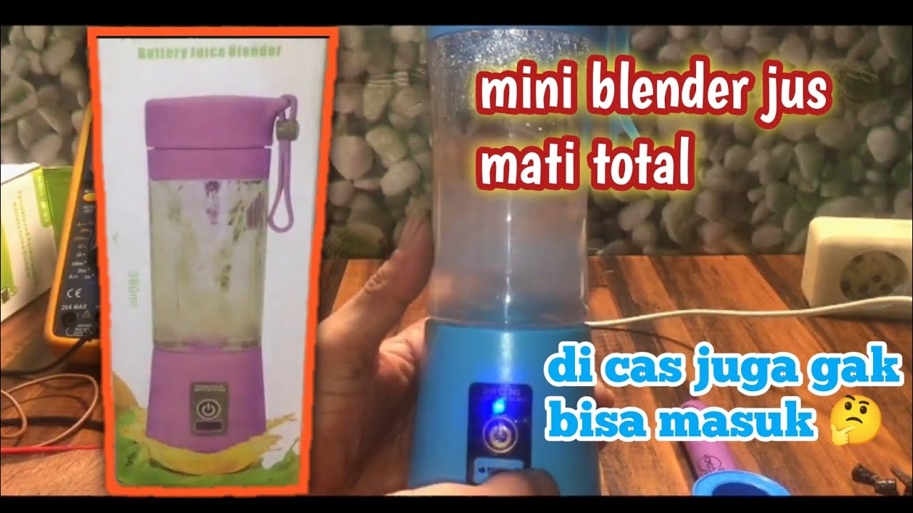 MINI BLENDER PORTABEL MATI TOTAL CARA MEMPERBAIKINYA @atimcreator