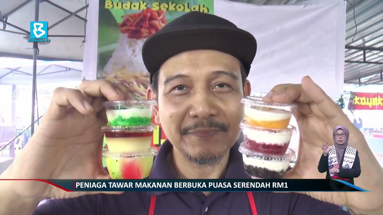 Peniaga tawar makanan berbuka puasa serendah RM1