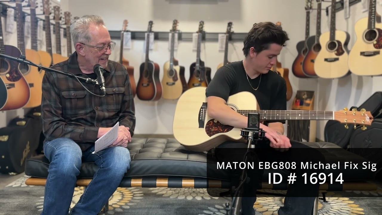 Maton Guitars EBG808 Michael Fix SIG #16914