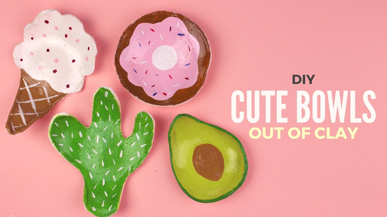 DIY: Cute Bowls out of Clay | Cutify DIY #3