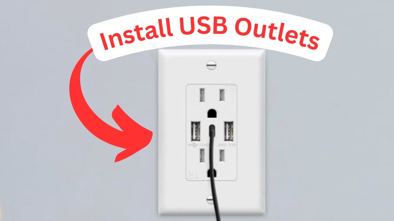 Install USB Outlets in Your Home | DIY TOPGREENER USB Outlet Receptacle | How to Swap Outlet