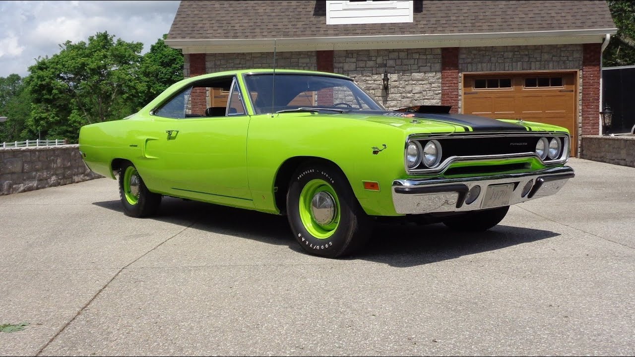 1970 Plymouth Road Runner 440+6 Air Grabber 4 Speed Green & Ride on My Car Story with Lou Costabile