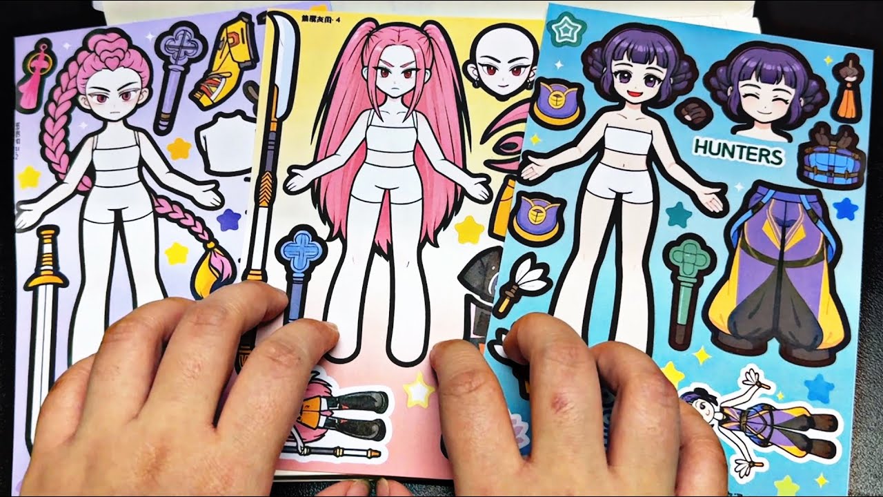 Huntrix #3 | Stickerbook | ASMR