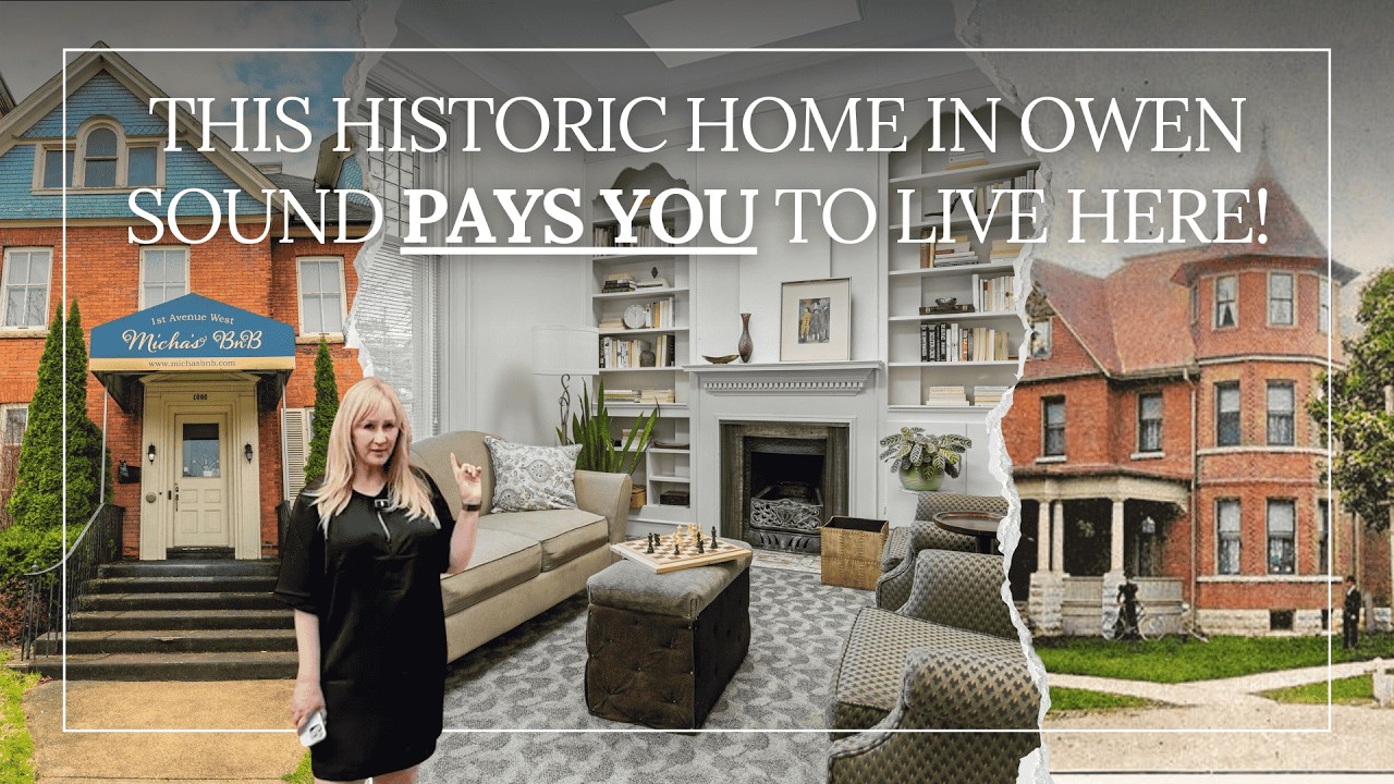 This Historic Home in Owen Sound Pays You To Live Here.