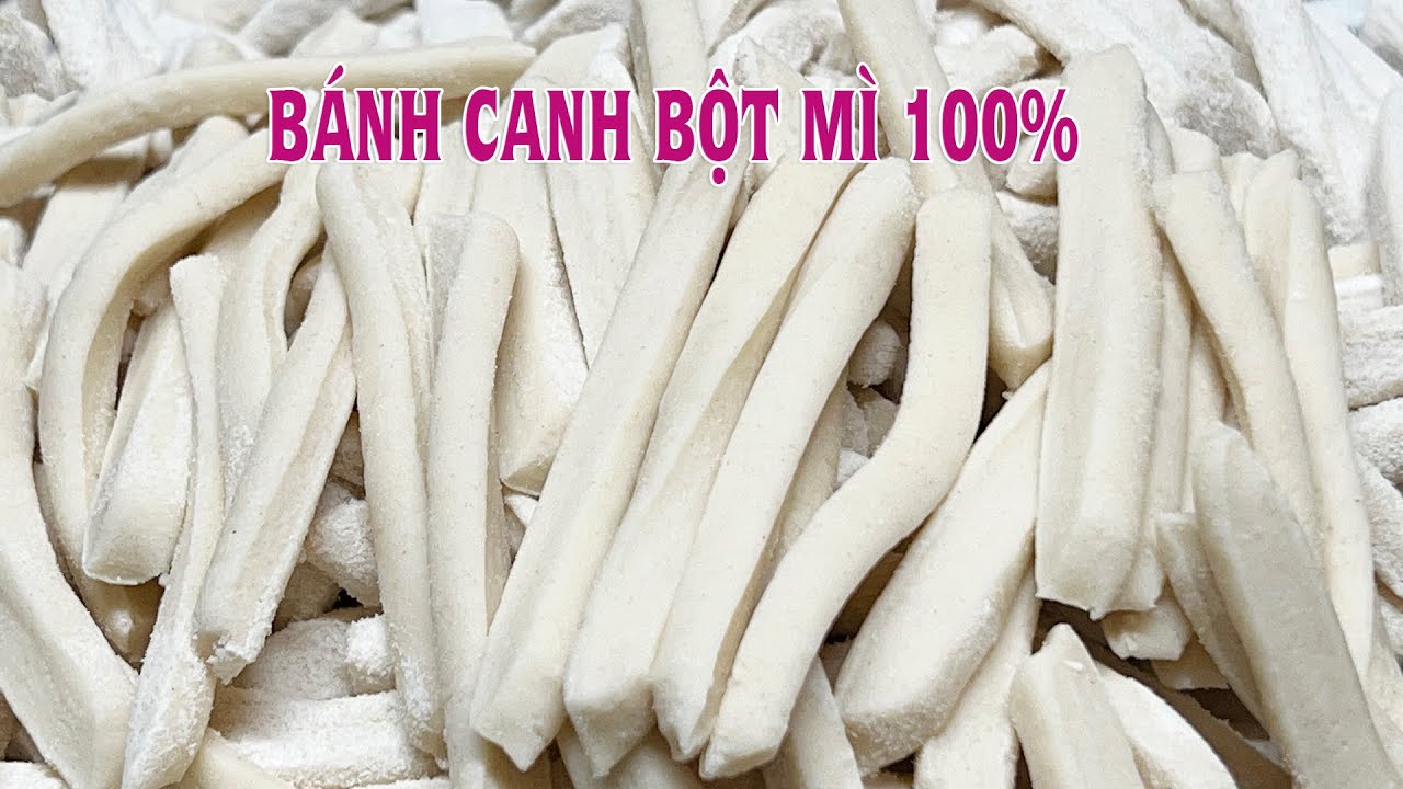 Cách Làm Sợi Bánh Canh Bột Mì Đa Dụng - Homemade All Purpose Flour Udon