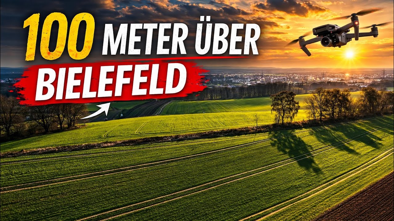 100 METER ÜBER BIELEFELD 🚁 – Dieser Blick verändert alles!