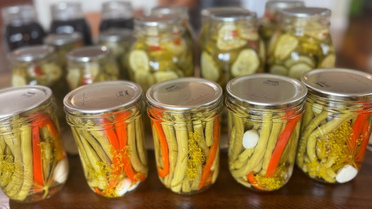 Home Canned Dilly Beans For The Pantry
