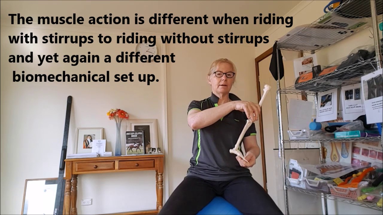 Why your lower leg swings when riding