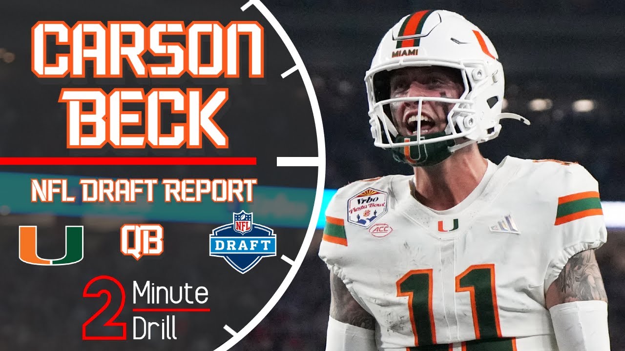 Beck & Call 🧎 | Carson Beck NFL Draft Report & Scouting Profile