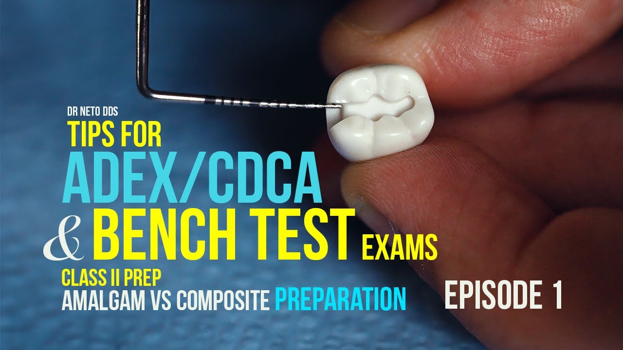 AMALGAM vs COMPOSITE Preparation - Part 1 - #adex #cdca #benchtest