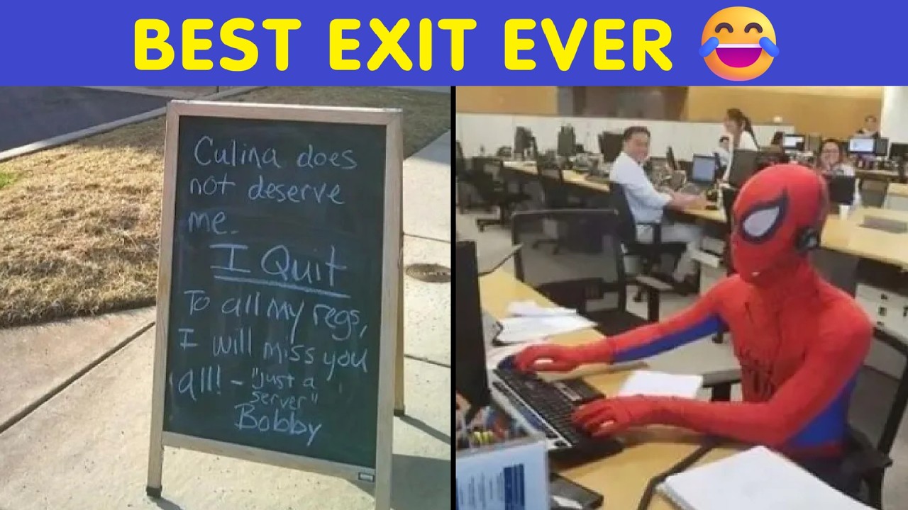 People Who Quit Their Jobs In The Most Legendary Way 😂