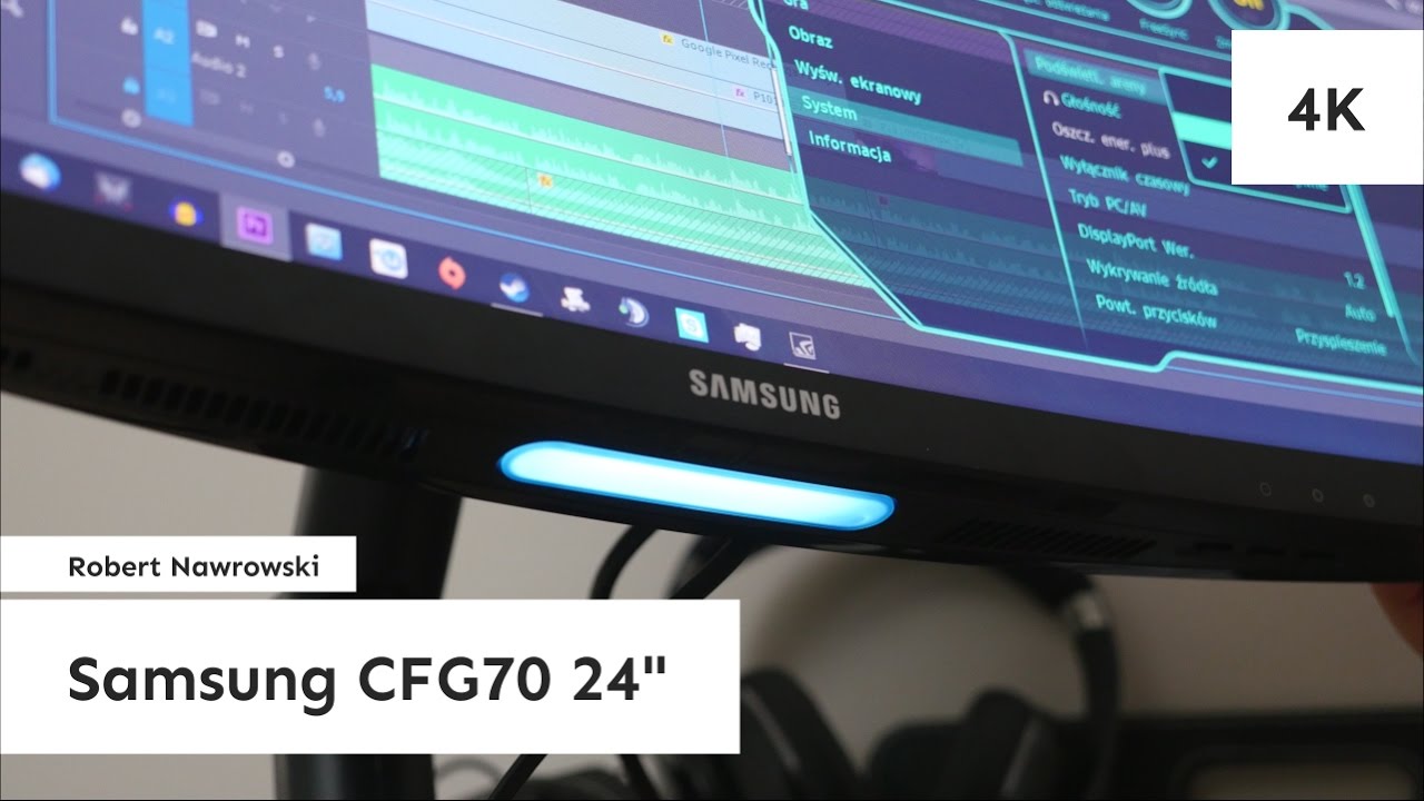 Samsung C24FG70 Recenzja monitora 144 Hz (FG70FQUX) | Robert Nawrowski