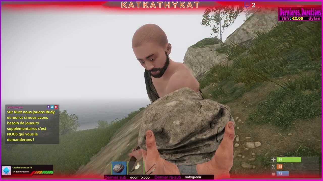 Dolce Gaboma livestream - Rust full game 2019