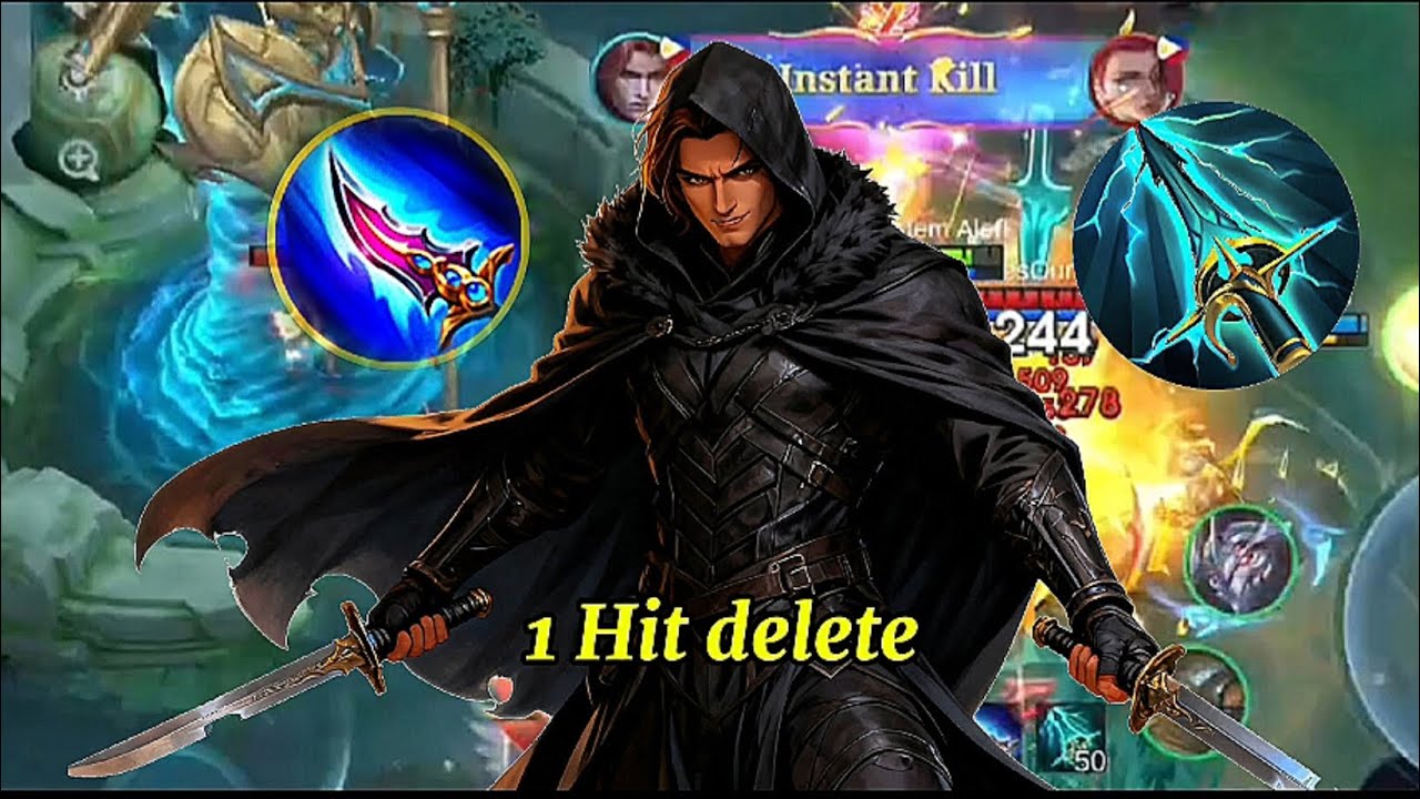 ASSASSIN TIGREAL IS DANGEROUS AND HIS DAMAGE IS ILLEGAL❗1 HIT DELETE. #mobilelegends #fyp 