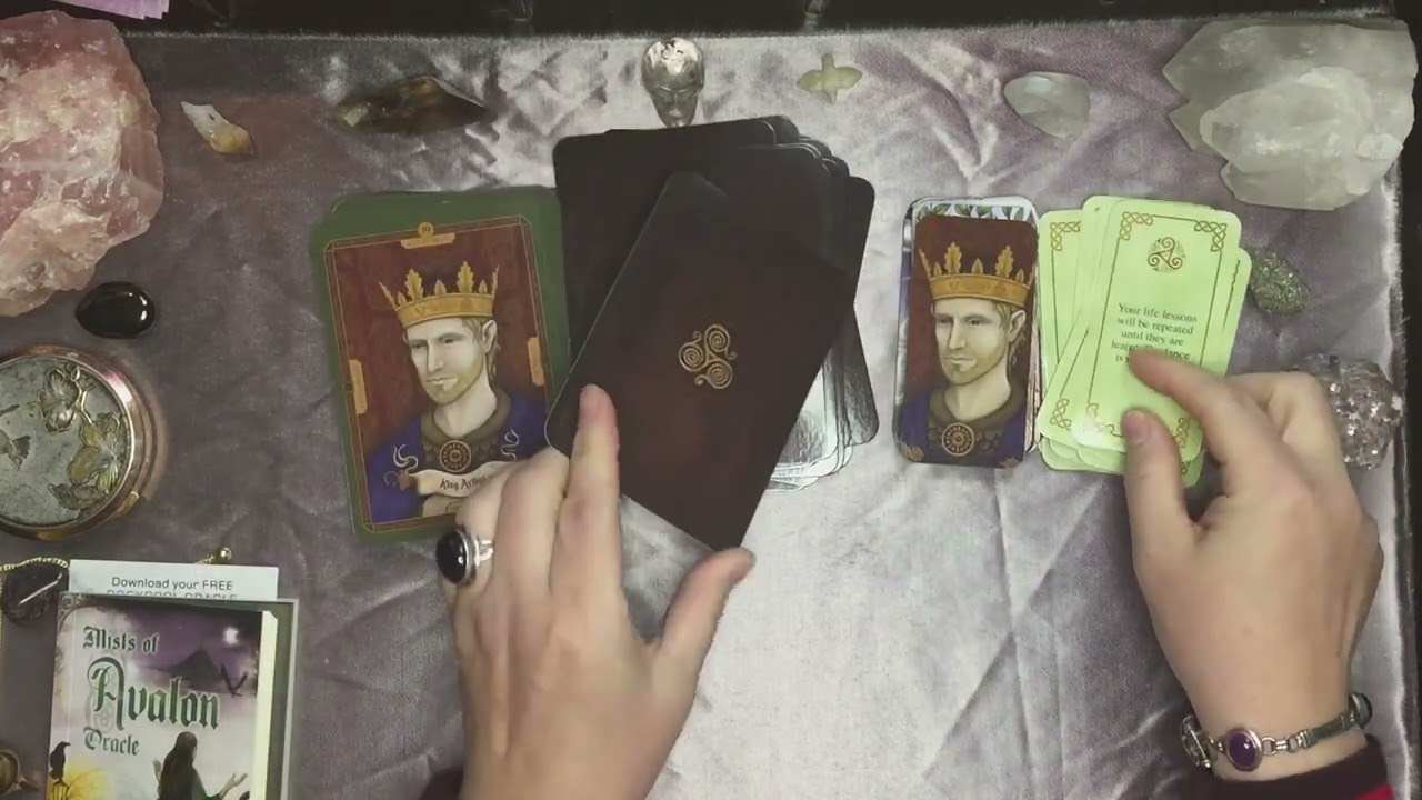 Avalon Magic & Mists of Avalon Oracle ~ Do you need both?  Side by side flip through