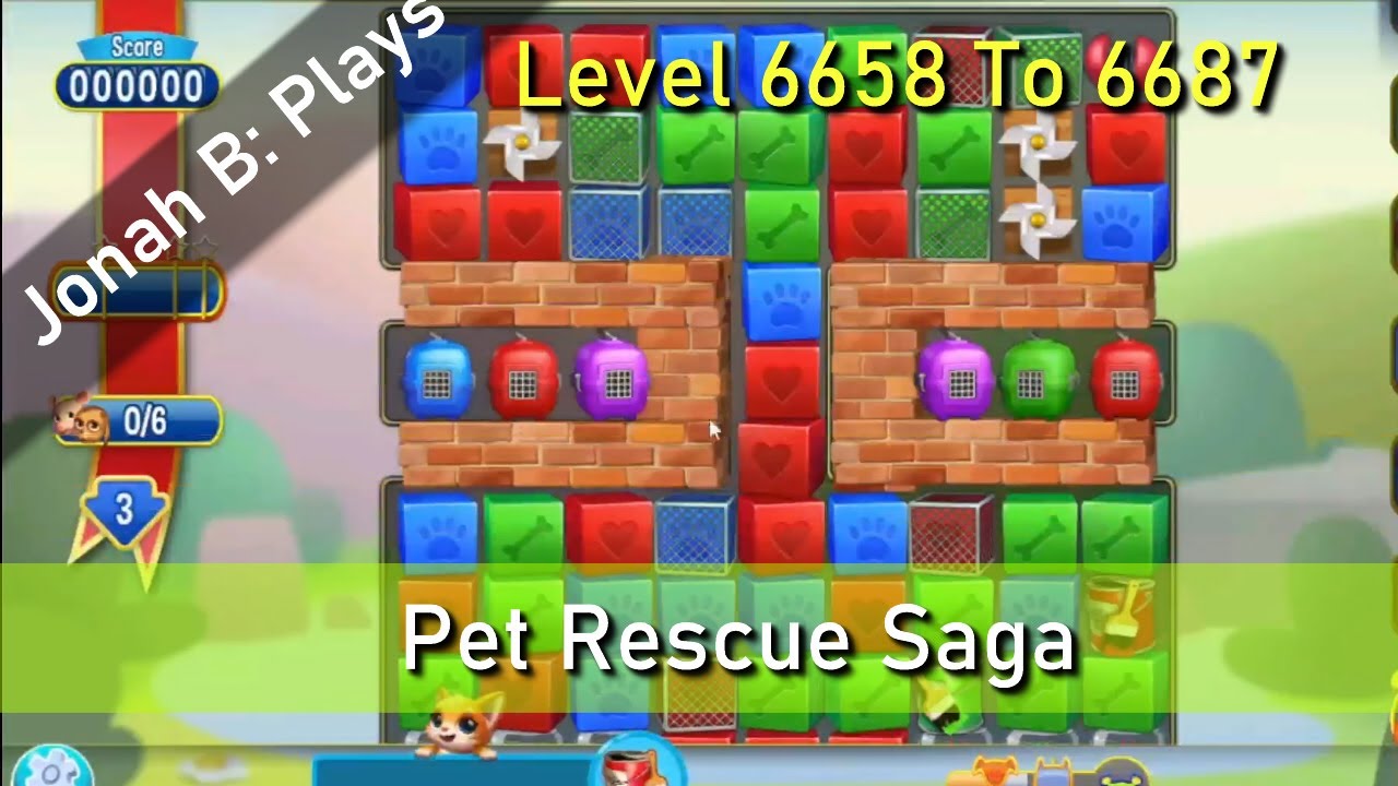 Pet Rescue Saga Level 6658 To 6687