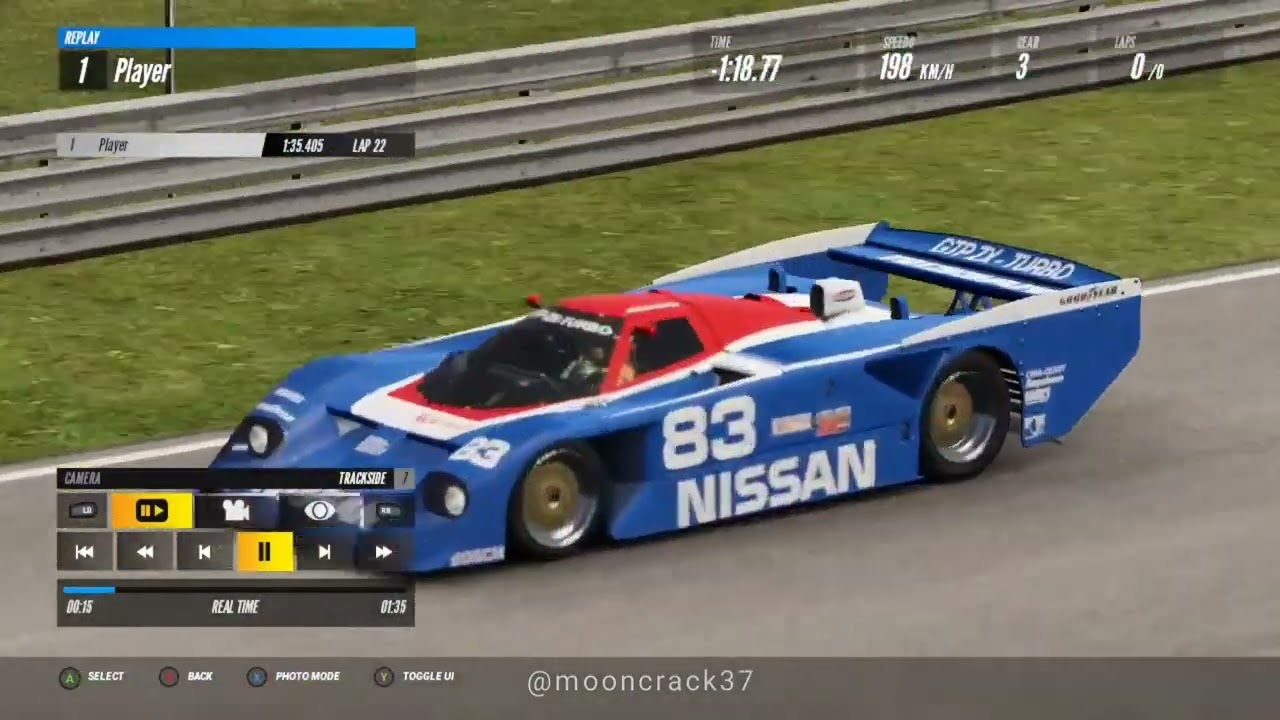 Nissan GTP ZX-Turbo Time Attack at Monza 1:35:405 - Project Cars 3