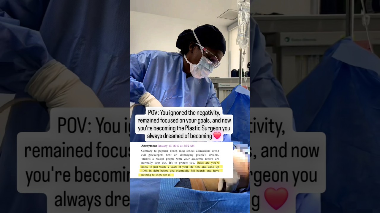 Becoming the Plastic Surgeon of my dreams!