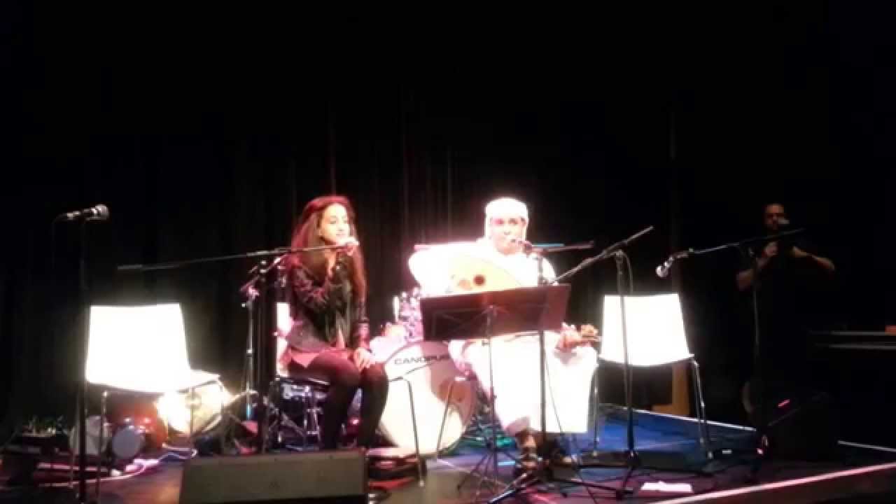 Yasser audhli with reham- Liverpool arab art fest