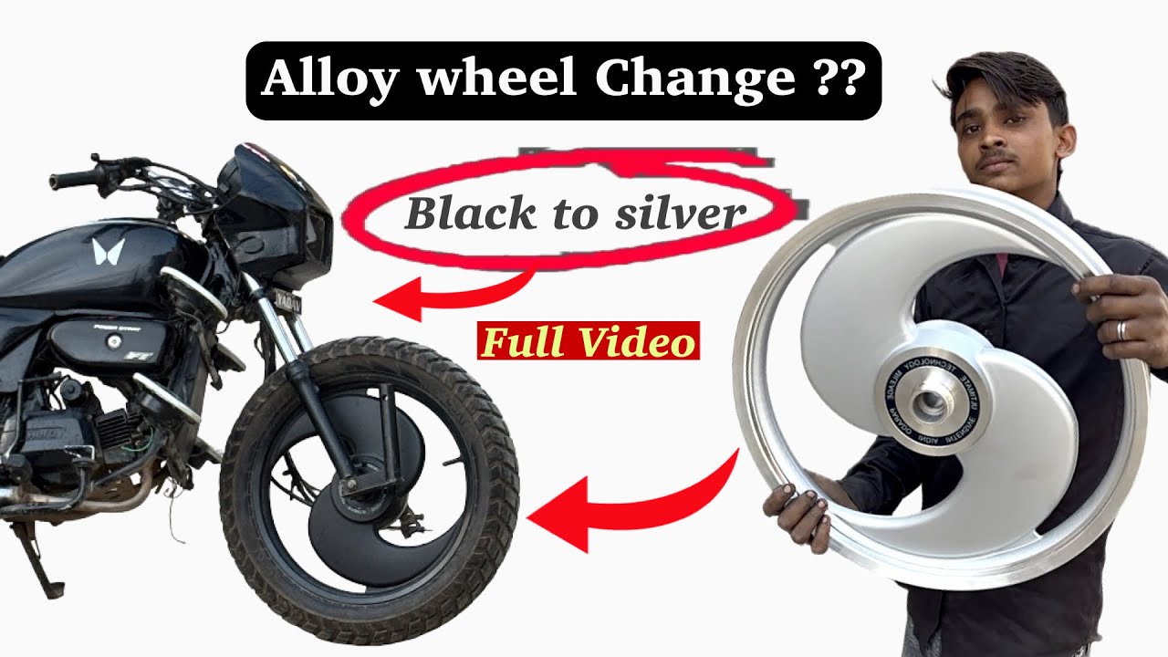 splendor alloy wheel change | daily vlogs | splendor modified | bike vlogs