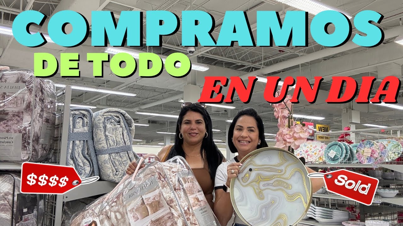 COMPRAS PARA LA NUEVA CASA 🏠 DE MI CU&Ntilde;ADA ,RECI&Eacute;N LLEGADA A LOS ESTADOS UNIDOS 🇺🇸