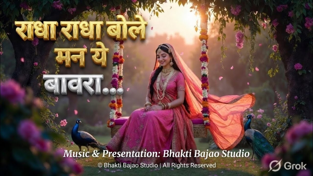 राधा राधा बोले मन ये बावरा | Radha Rani Bhajan | Krishna Radha Devotional Song #radhakrishna #radha 