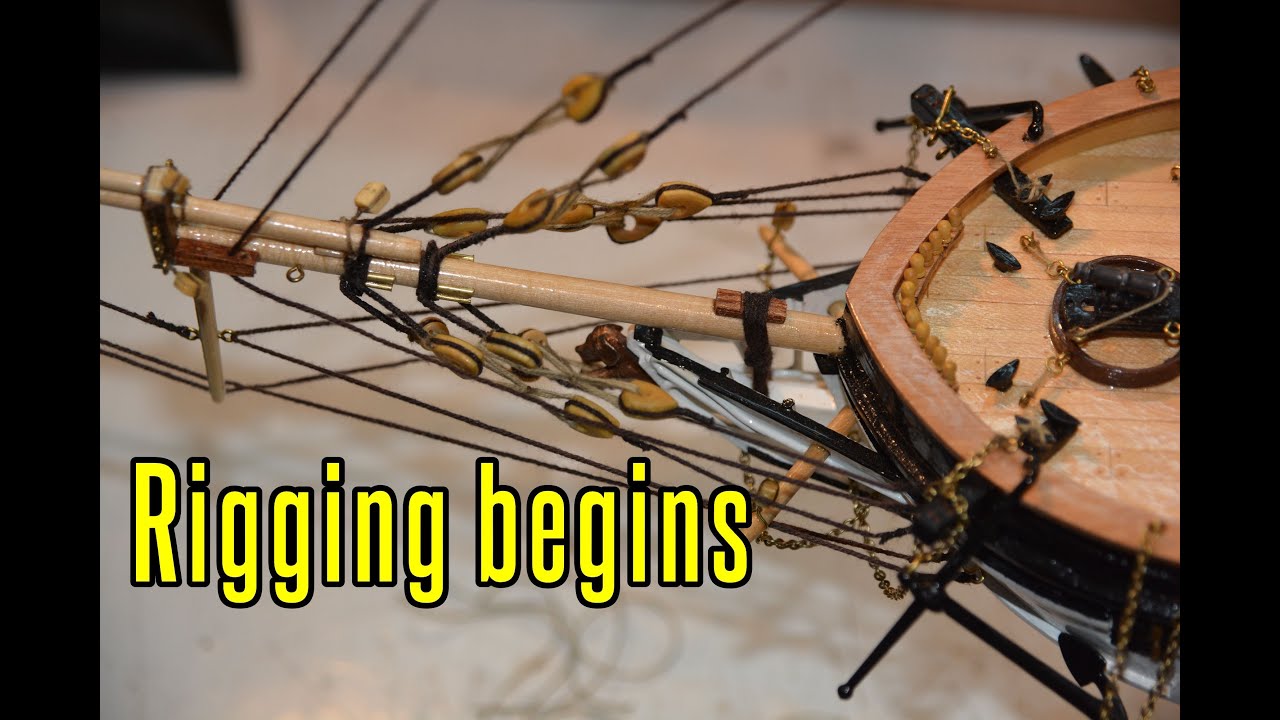 HMS Beagle - part 38 Rigging Begins