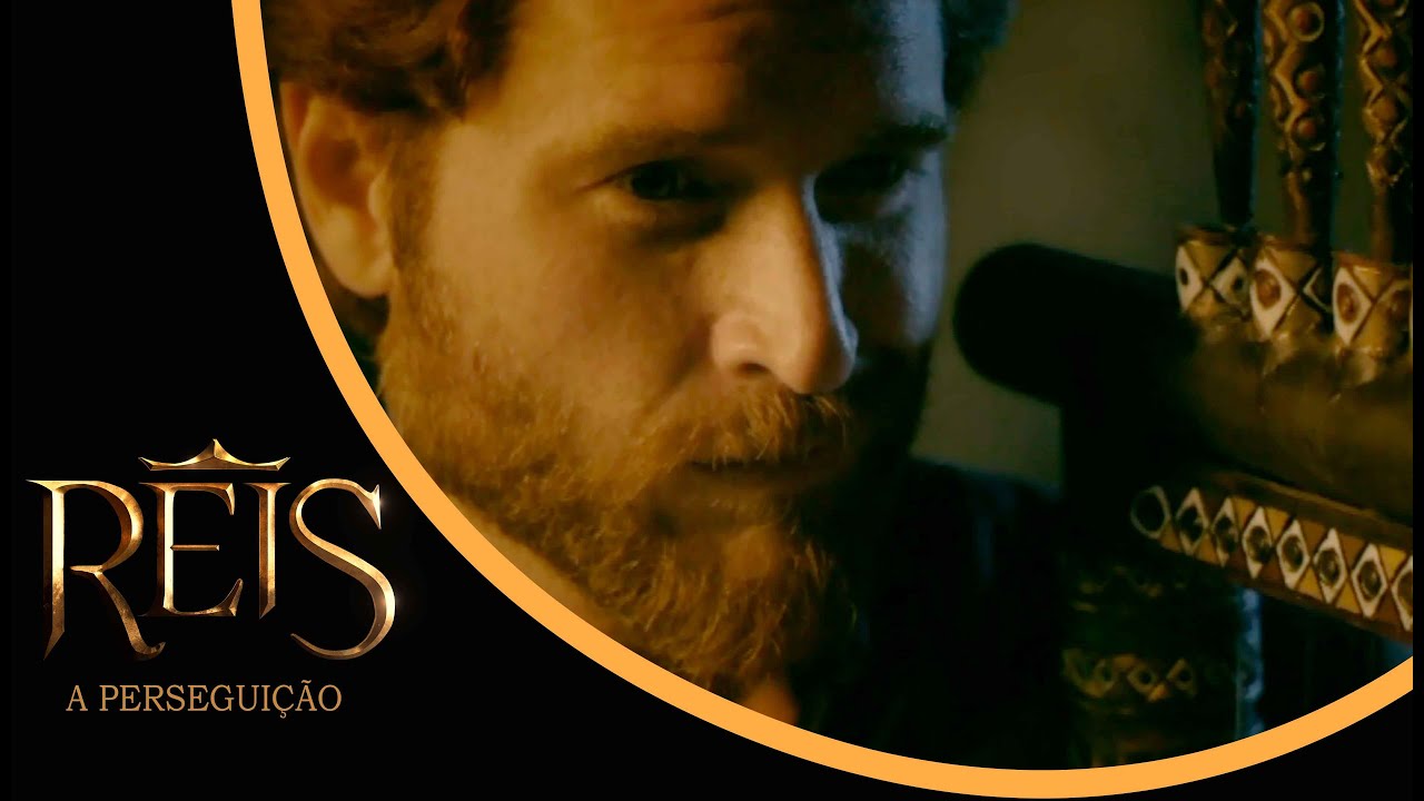 NOVELA REIS: Davi toca harpa para a família de Saul