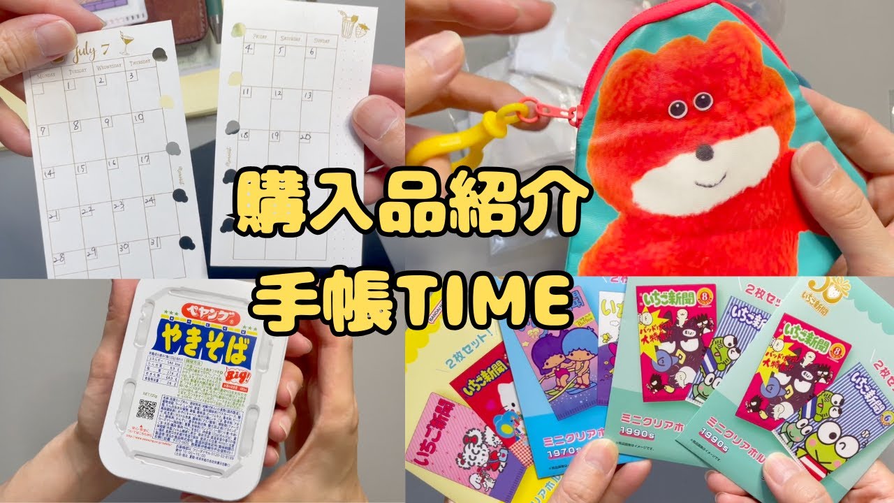 最近の購入品紹介＆手帳TIME