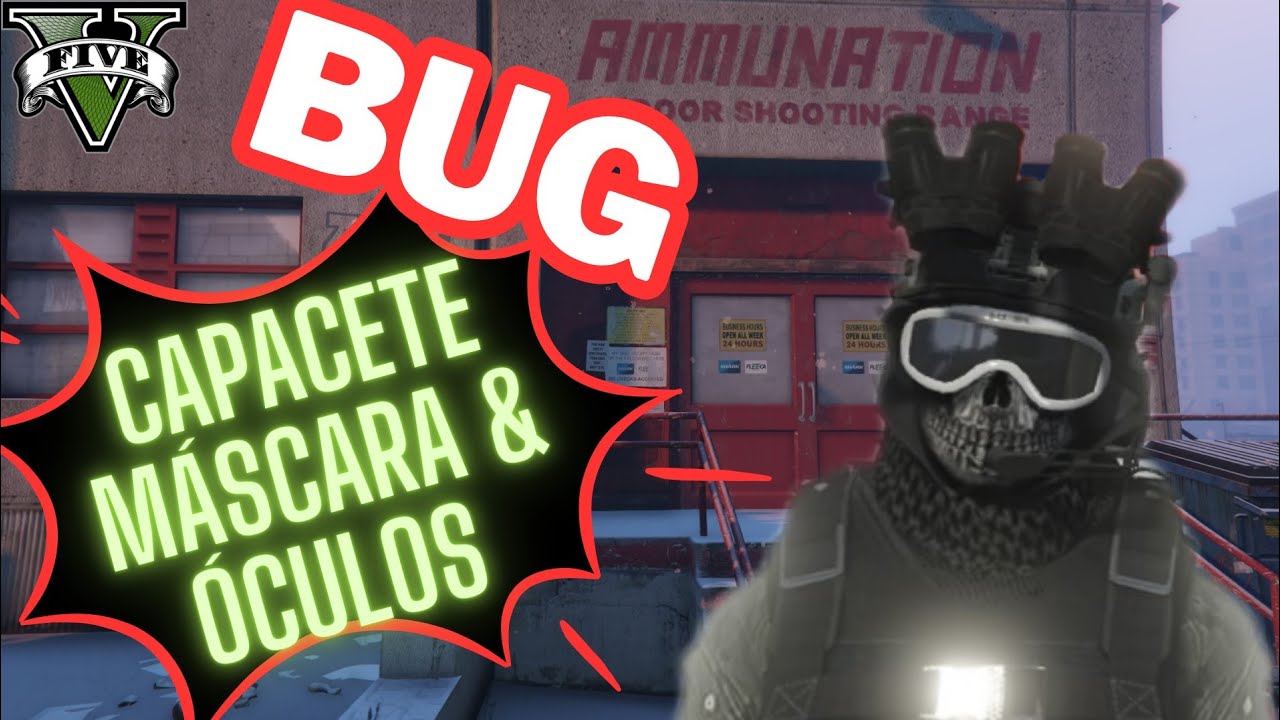 Como bugar o capacete a máscara e o óculos tudo junto no GTA Online