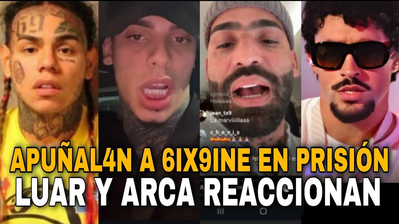 APUÑALAN 31 VECES A TEKASHI 6IX9INE EN LA PRISIÓN SEGUN PRENSA DE USA LUAR LA L DESMIENTE DETENCIÓN 