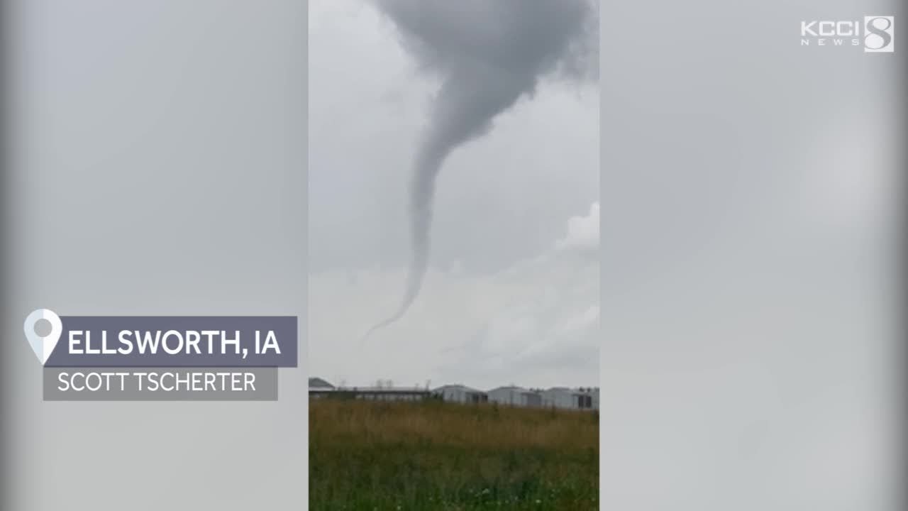 WATCH: Multiple tornadoes touch down in Central Iowa