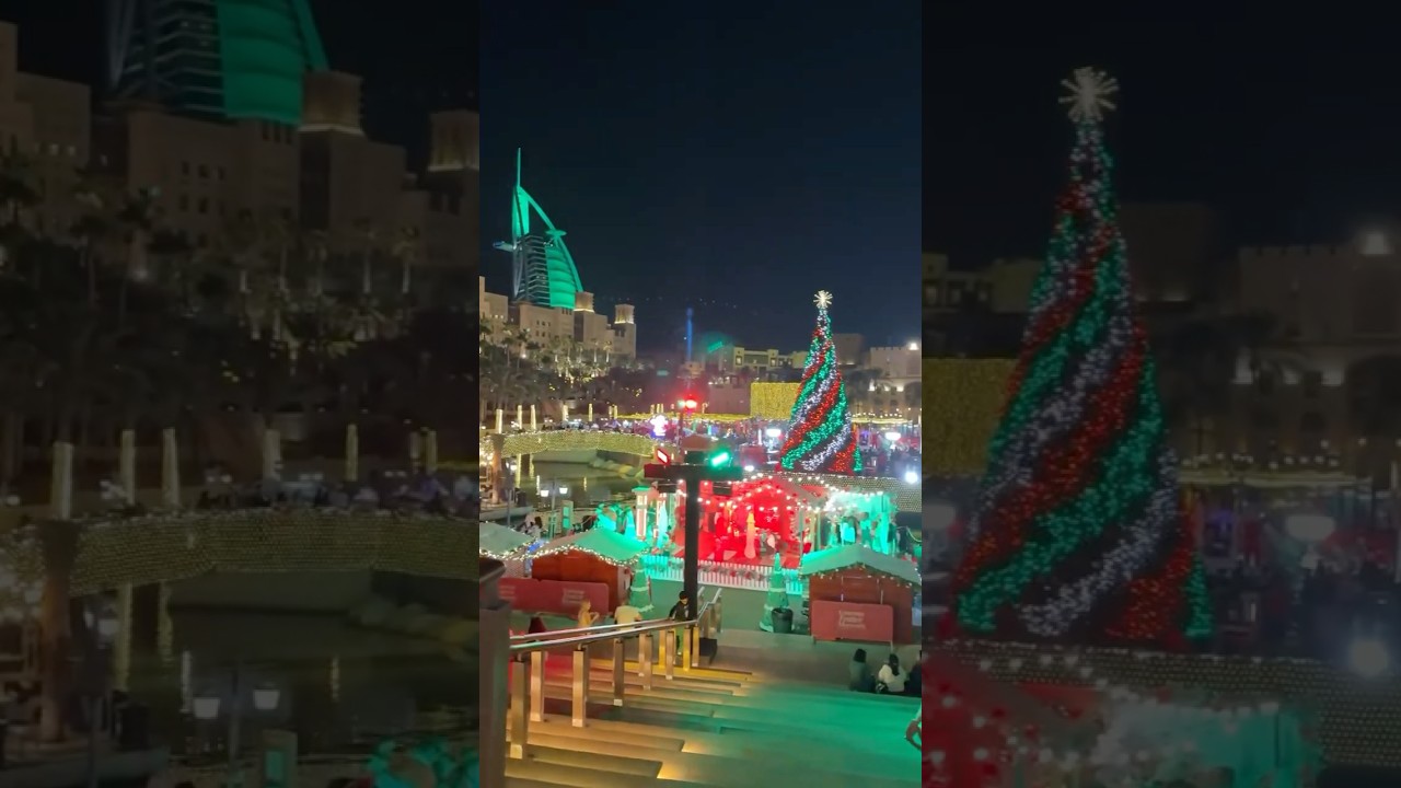 🎄 Madinat Jumeirah Christmas Market | Dubai&rsquo;s Festive Wonderland Awaits! ✨