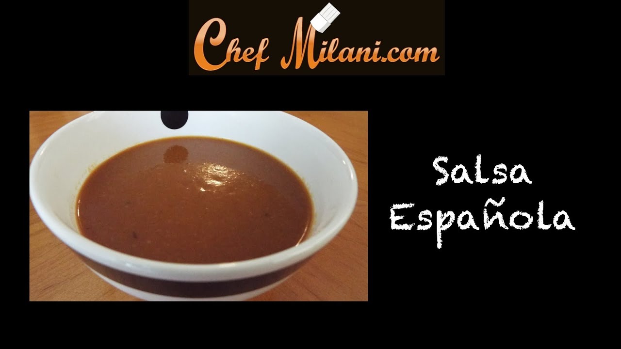Salsa Española una de las 5 Salsas Madres
